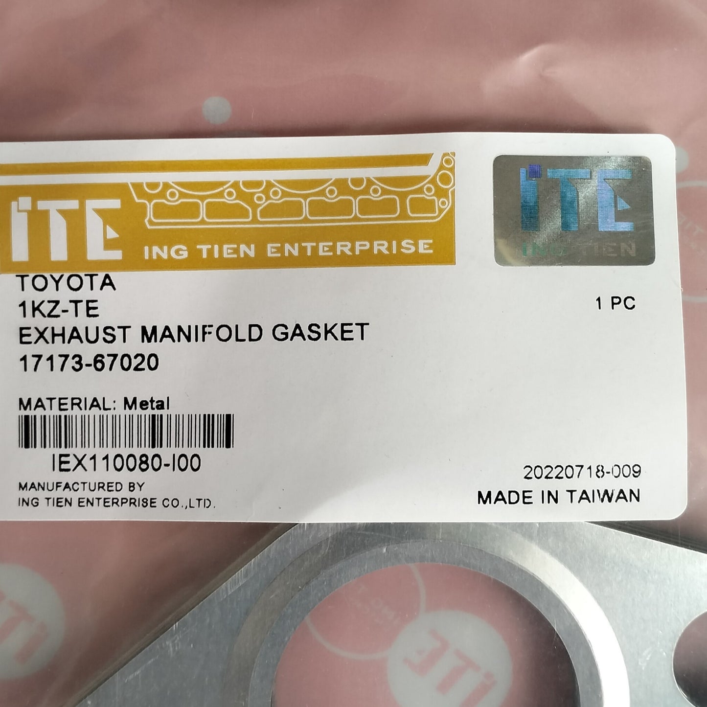 Toyota 1KZ-TE Exhaust Manifold Gasket